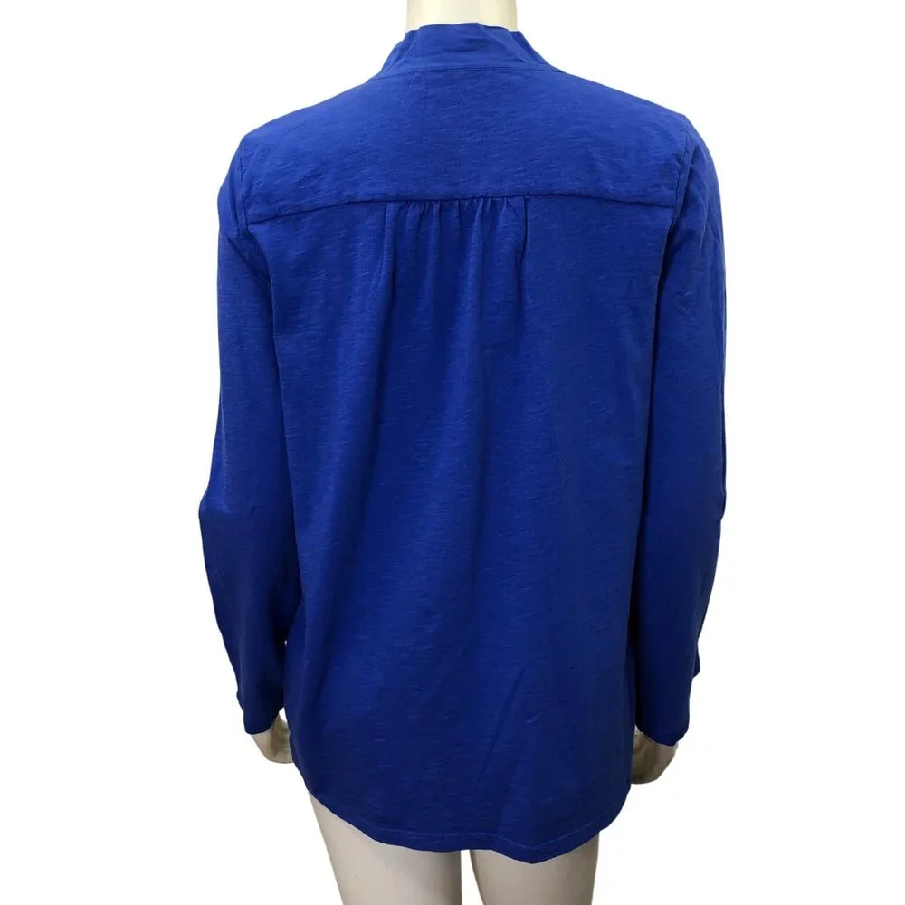 TALBOTS COTTON OPEN‎ CARDIGAN PET MD